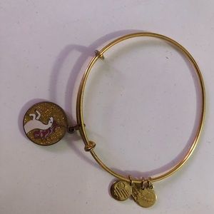 Alex and Ani Gold Unicorn Bangle